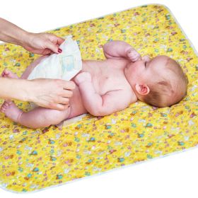 Portable Changing Pad for Home & Travel Waterproof Reusable Extra Large Size 31.5x25.5 inch Baby Changing Mat with Reinforced Double Seams