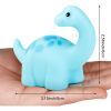 6 Pcs/Pack Dinosaur Bath Toys Light-UpFloating Bath Toys Set For Baby Toddlers Kids; Birthday Easter Christmas Shower Pool Bath Toys; Boys Girls Child