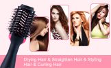 Hair Dryer Brush,Hair Volumizer for Drying & Straightening & Curling,Brush Blow Dryer Styler for Rotating Straightening, Curling