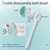 Electric Body Brush Set for Showering, Rechargeable Shower Brush for Body